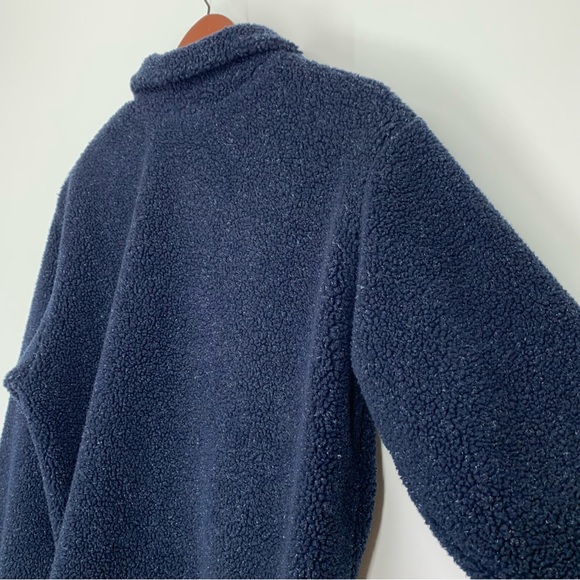 Vintage Art Unlimited Sportswear Embroidered Cardinal Sherpa Cardigan Sweater - Picture 11 of 16